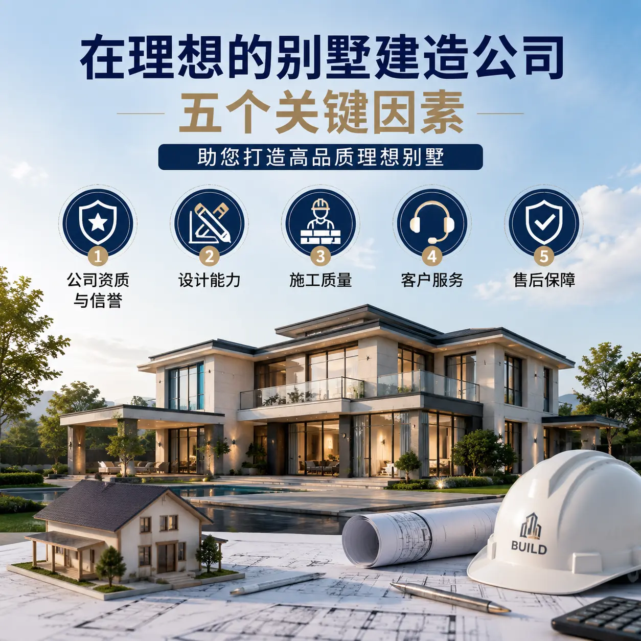 在 南明 找到理想别墅建造公司的五个关键因素