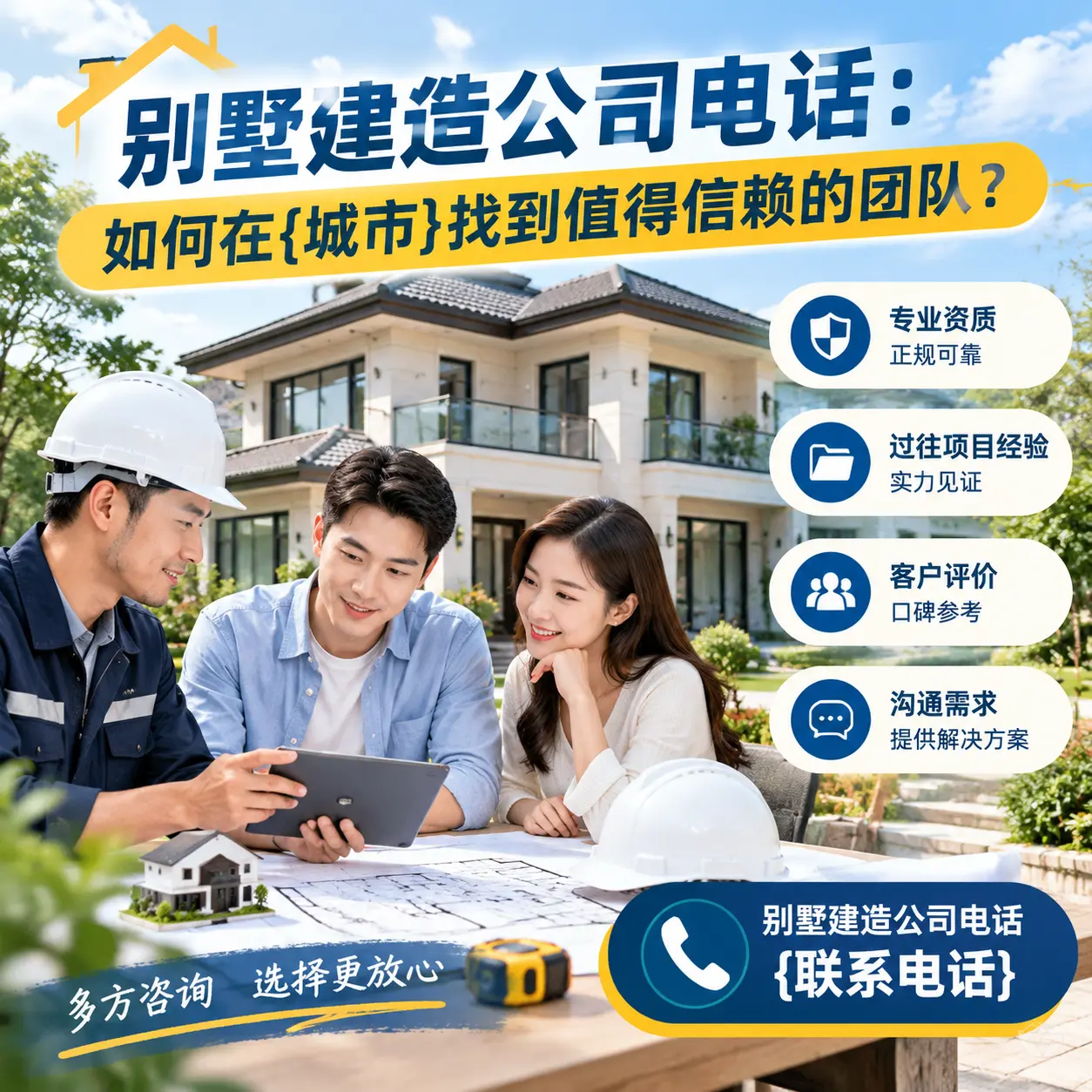 别墅建造公司电话：如何在南明找到值得信赖的团队？
