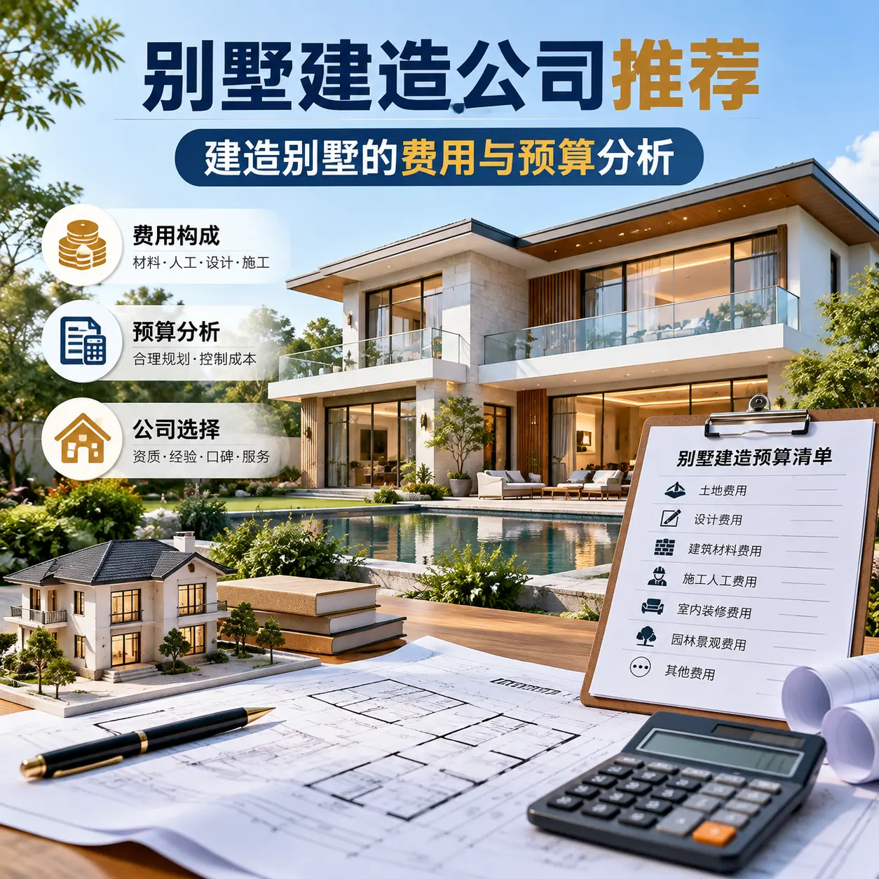 别墅建造公司推荐： 南明 建造别墅的费用与预算分析