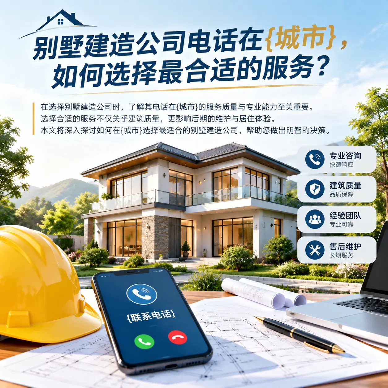 别墅建造公司电话在南明，如何选择最合适的服务？