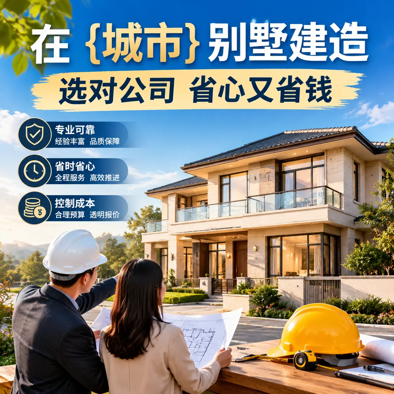 在 南明 别墅建造，选对公司省心又省钱