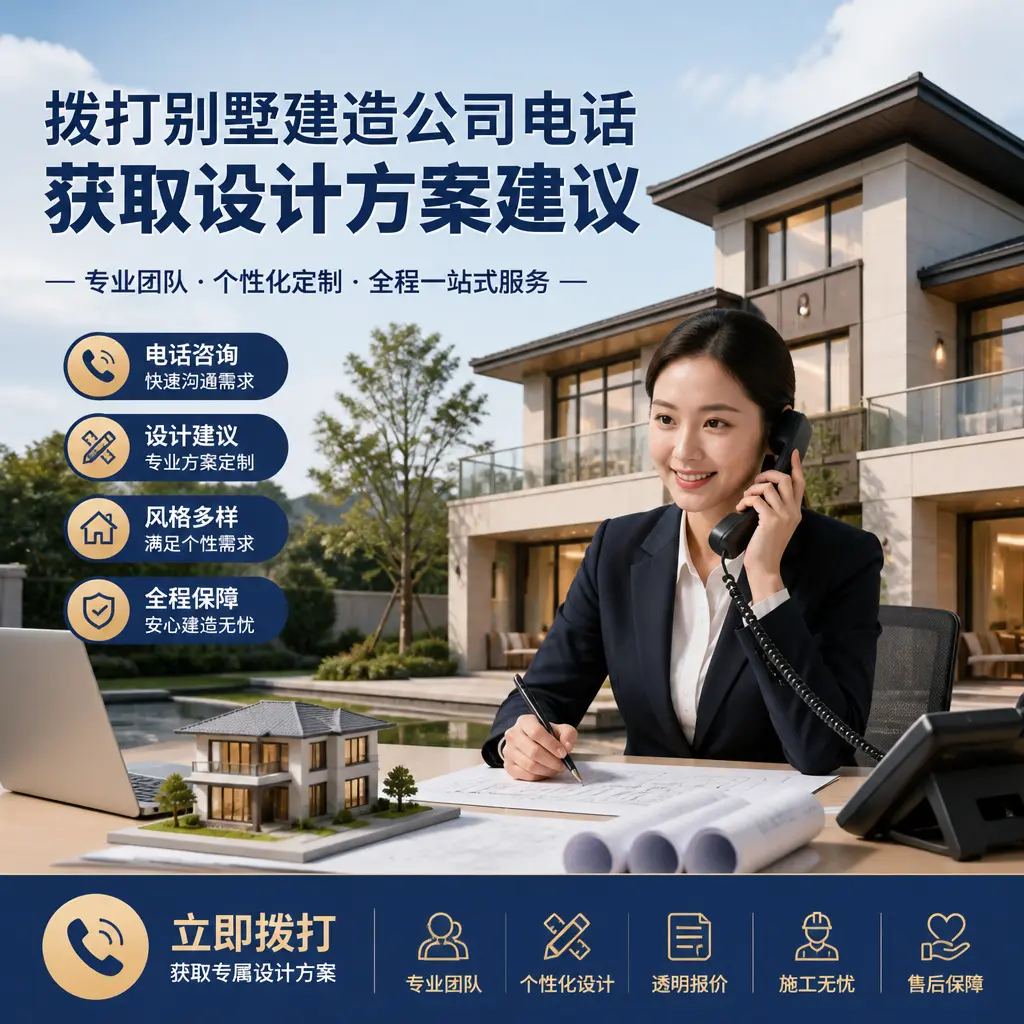 拨打南明别墅建造公司电话，获取设计方案建议