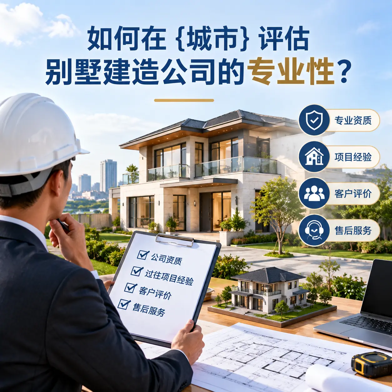 如何在 南明 评估别墅建造公司的专业性？