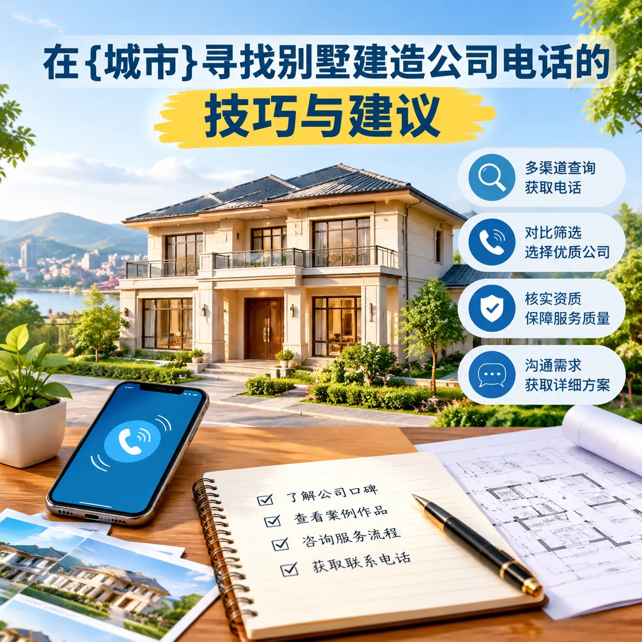 在南明寻找别墅建造公司电话的技巧与建议