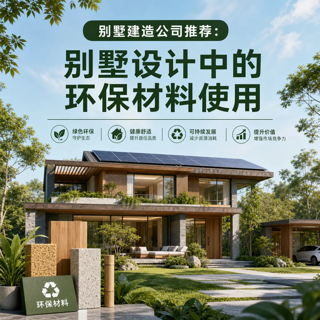 别墅建造公司推荐: 南明 别墅设计中的环保材料使用