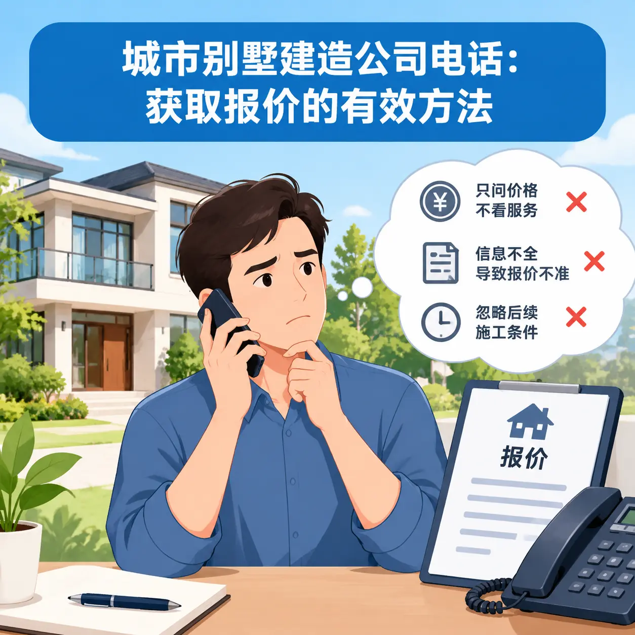 南明别墅建造公司电话：获取报价的有效方法