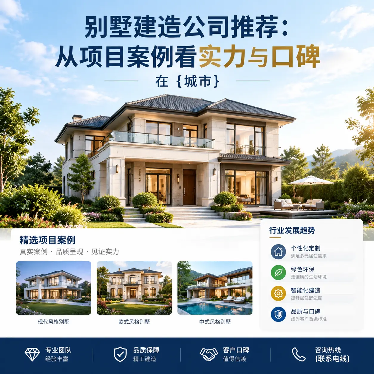 别墅建造公司推荐：从项目案例看实力与口碑在 南明